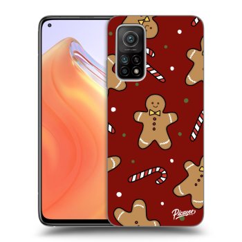 Picasee Xiaomi Mi 10T Hülle - Schwarzes Silikon - Gingerbread 2