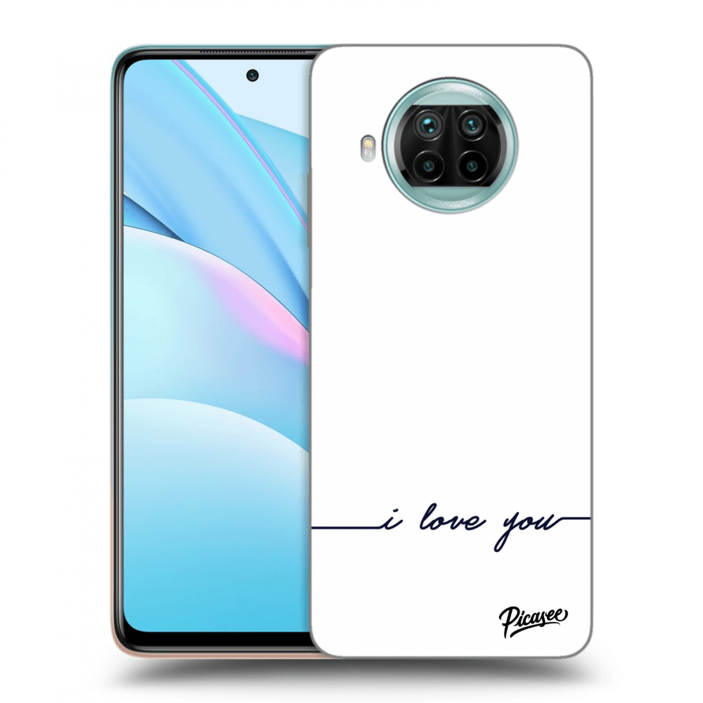 Picasee Xiaomi Mi 10T Lite Hülle - Schwarzes Silikon - I love you