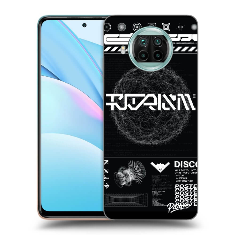 Picasee Xiaomi Mi 10T Lite Hülle - Transparentes Silikon - BLACK DISCO