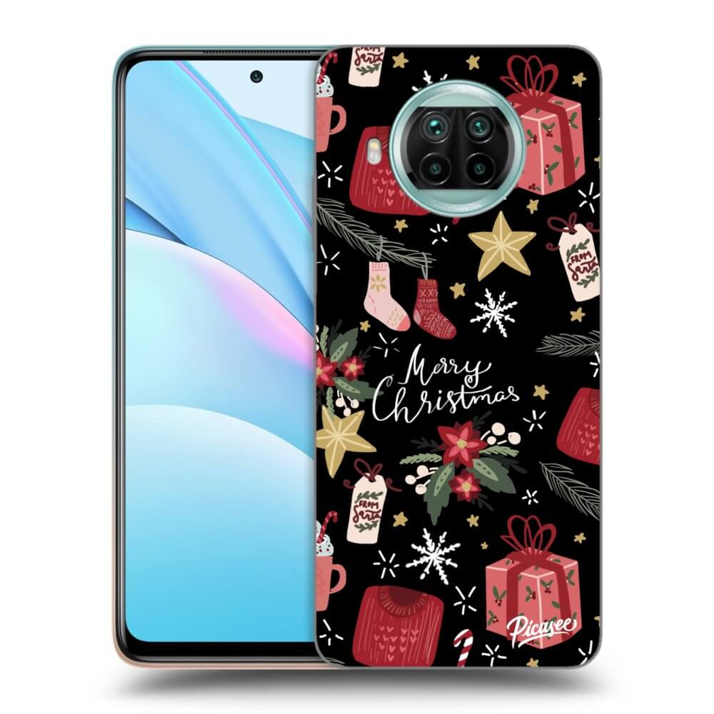 Picasee Xiaomi Mi 10T Lite Hülle - Schwarzes Silikon - Christmas
