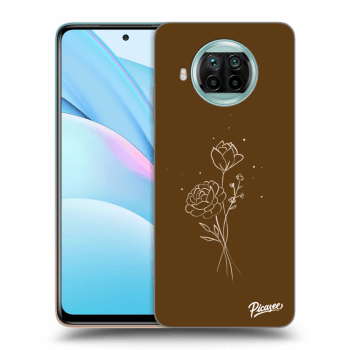 Hülle für Xiaomi Mi 10T Lite - Brown flowers