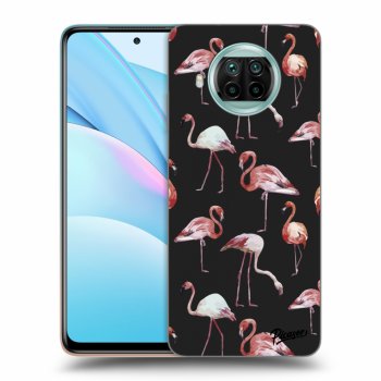 Picasee Xiaomi Mi 10T Lite Hülle - Schwarzes Silikon - Flamingos
