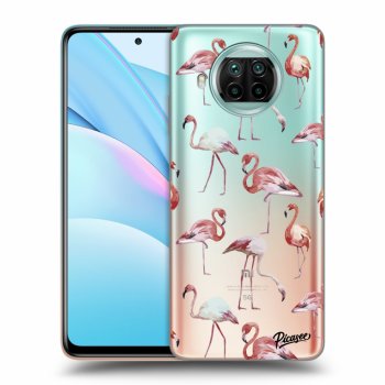 Picasee Xiaomi Mi 10T Lite Hülle - Transparentes Silikon - Flamingos
