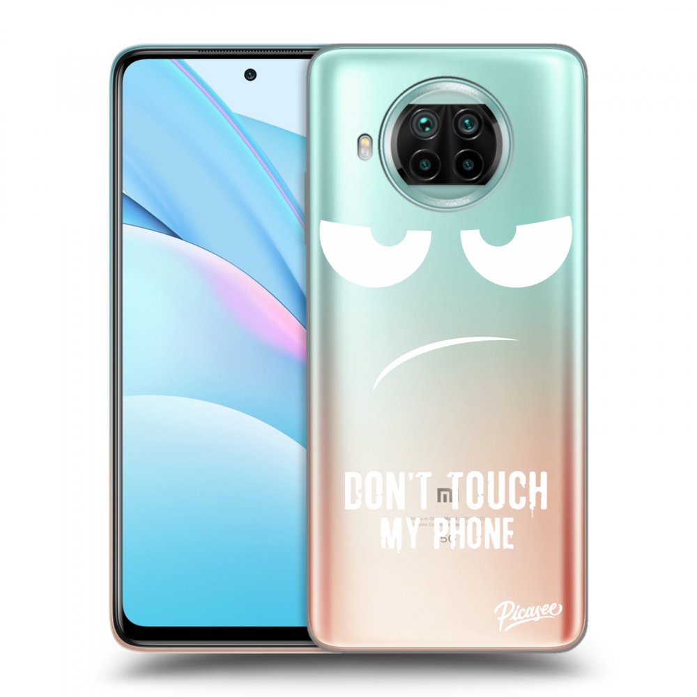 Xiaomi Mi 10T Lite Hülle - Transparentes Silikon - Don't Touch My Phone