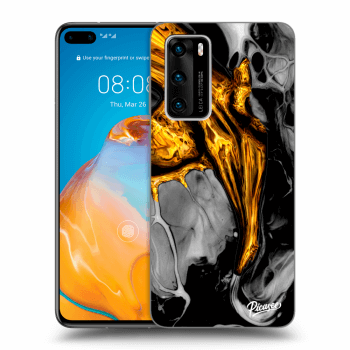 Hülle für Huawei P40 - Black Gold