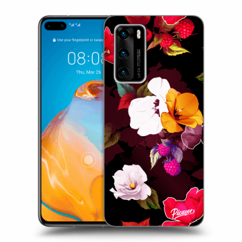 Hülle für Huawei P40 - Flowers and Berries