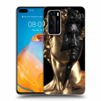 Hülle für Huawei P40 - Wildfire - Gold