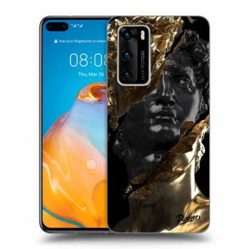 Hülle für Huawei P40 - Gold - Black