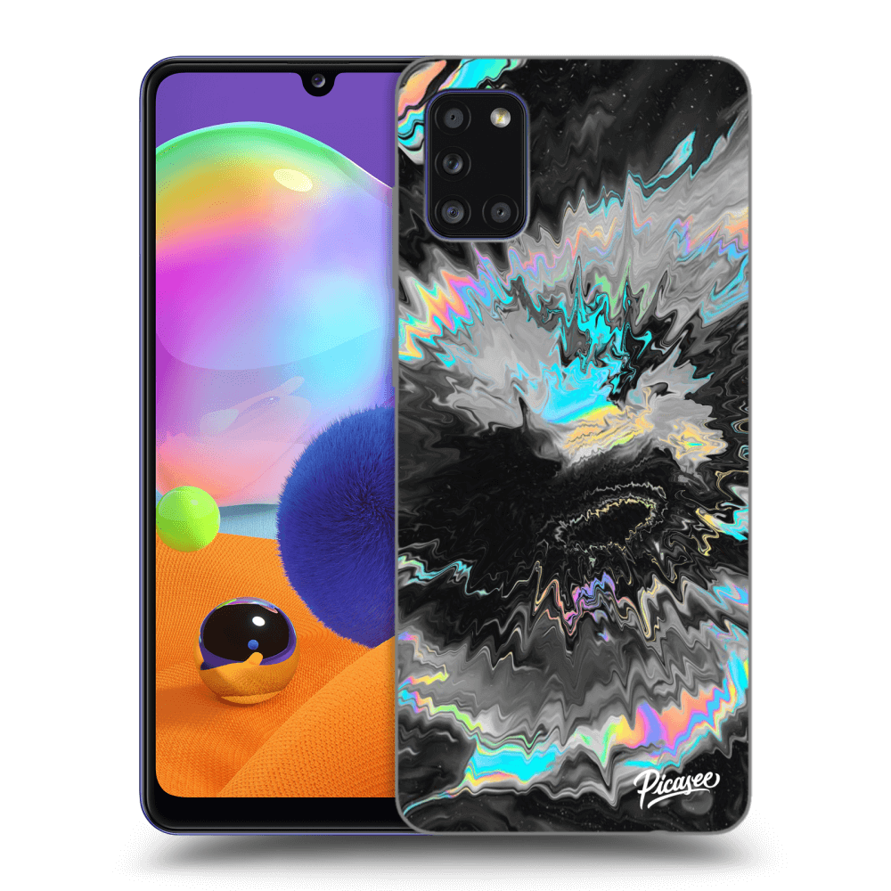 Picasee Samsung Galaxy A31 A315F Hülle - Schwarzes Silikon - Magnetic