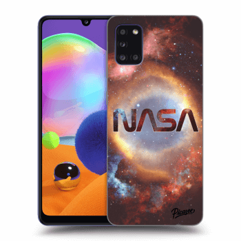 Picasee Samsung Galaxy A31 A315F Hülle - Schwarzes Silikon - Nebula