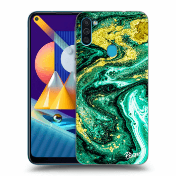 Hülle für Samsung Galaxy M11 - Green Gold