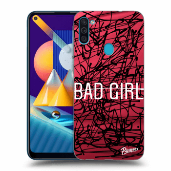 Picasee Samsung Galaxy M11 Hülle - Transparentes Silikon - Bad girl