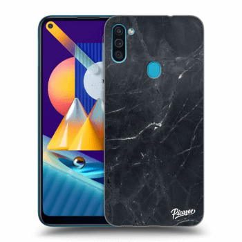 Hülle für Samsung Galaxy M11 - Black marble