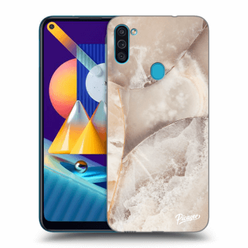 Hülle für Samsung Galaxy M11 - Cream marble