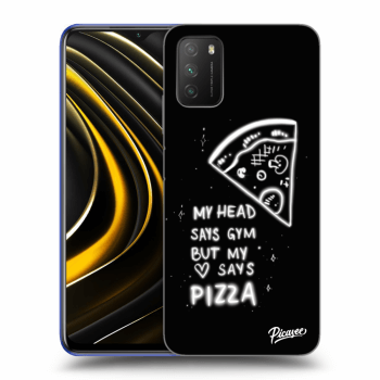 Picasee Xiaomi Poco M3 Hülle - Transparentes Silikon - Pizza