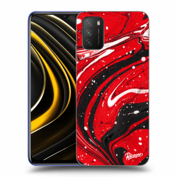 Hülle für Xiaomi Poco M3 - Red black