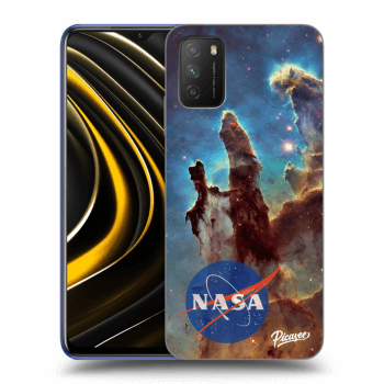 Picasee Xiaomi Poco M3 Hülle - Schwarzes Silikon - Eagle Nebula