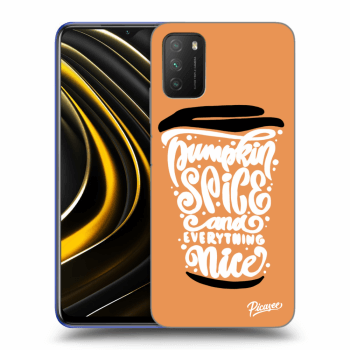 Hülle für Xiaomi Poco M3 - Pumpkin coffee