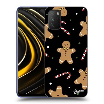 Picasee Xiaomi Poco M3 Hülle - Schwarzes Silikon - Gingerbread