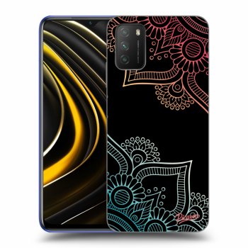 Hülle für Xiaomi Poco M3 - Flowers pattern