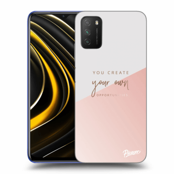 Picasee Xiaomi Poco M3 Hülle - Transparentes Silikon - You create your own opportunities