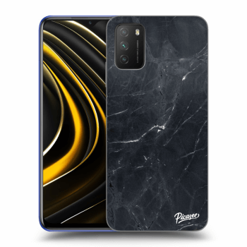 Hülle für Xiaomi Poco M3 - Black marble