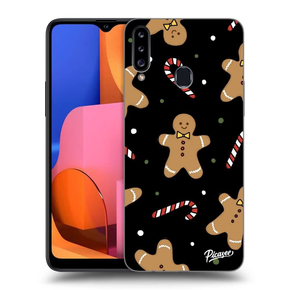Picasee Samsung Galaxy A20s Hülle - Schwarzes Silikon - Gingerbread