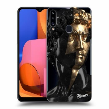 Picasee Samsung Galaxy A20s Hülle - Transparentes Silikon - Wildfire - Black