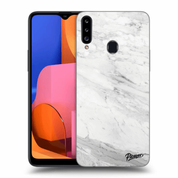 Hülle für Samsung Galaxy A20s - White marble