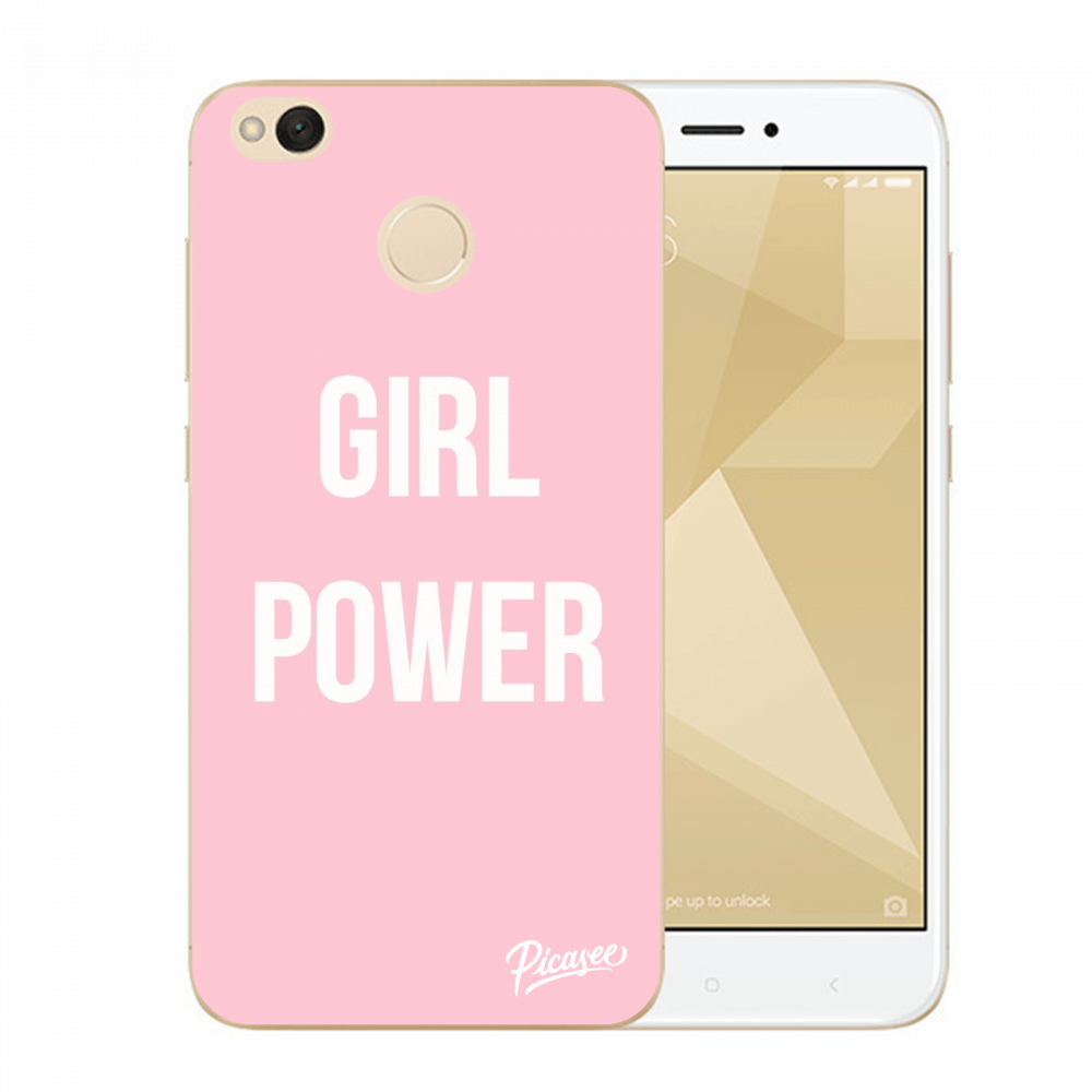 Picasee Xiaomi Redmi 4X Global Hülle - Transparentes Silikon - Girl power