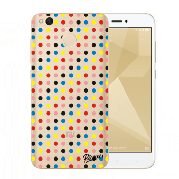 Picasee Xiaomi Redmi 4X Global Hülle - Transparenter Kunststoff - Colorful dots
