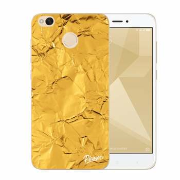 Picasee Xiaomi Redmi 4X Global Hülle - Transparenter Kunststoff - Gold