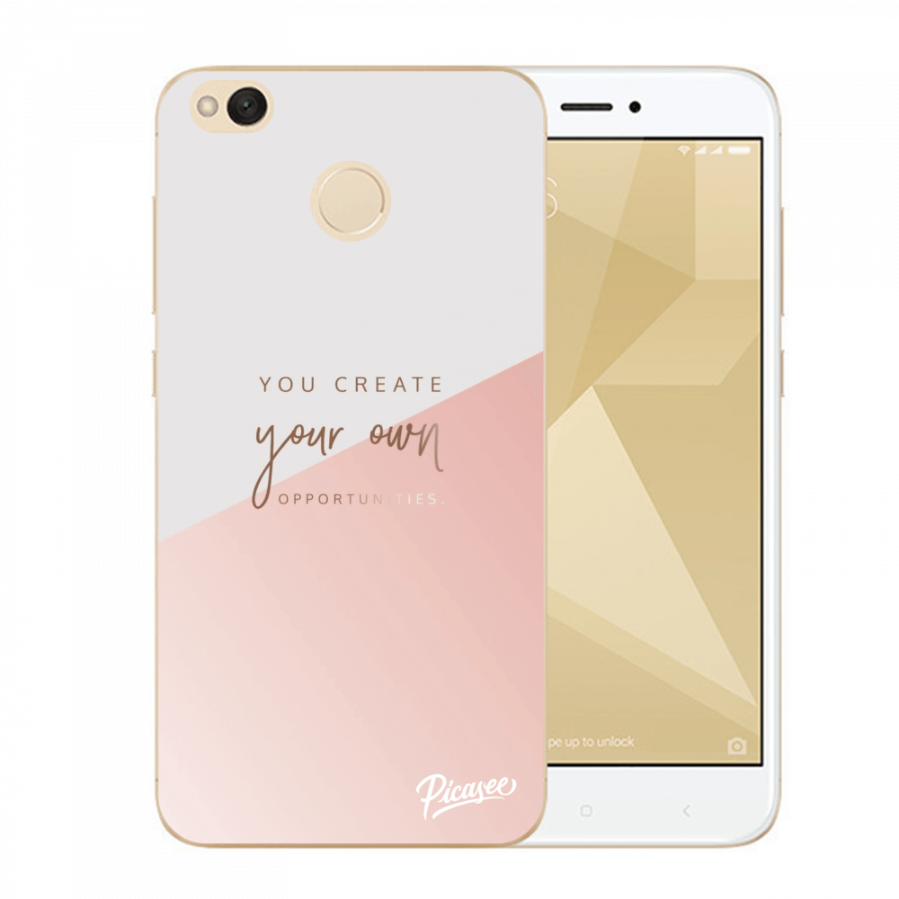 Picasee Xiaomi Redmi 4X Global Hülle - Transparentes Silikon - You create your own opportunities