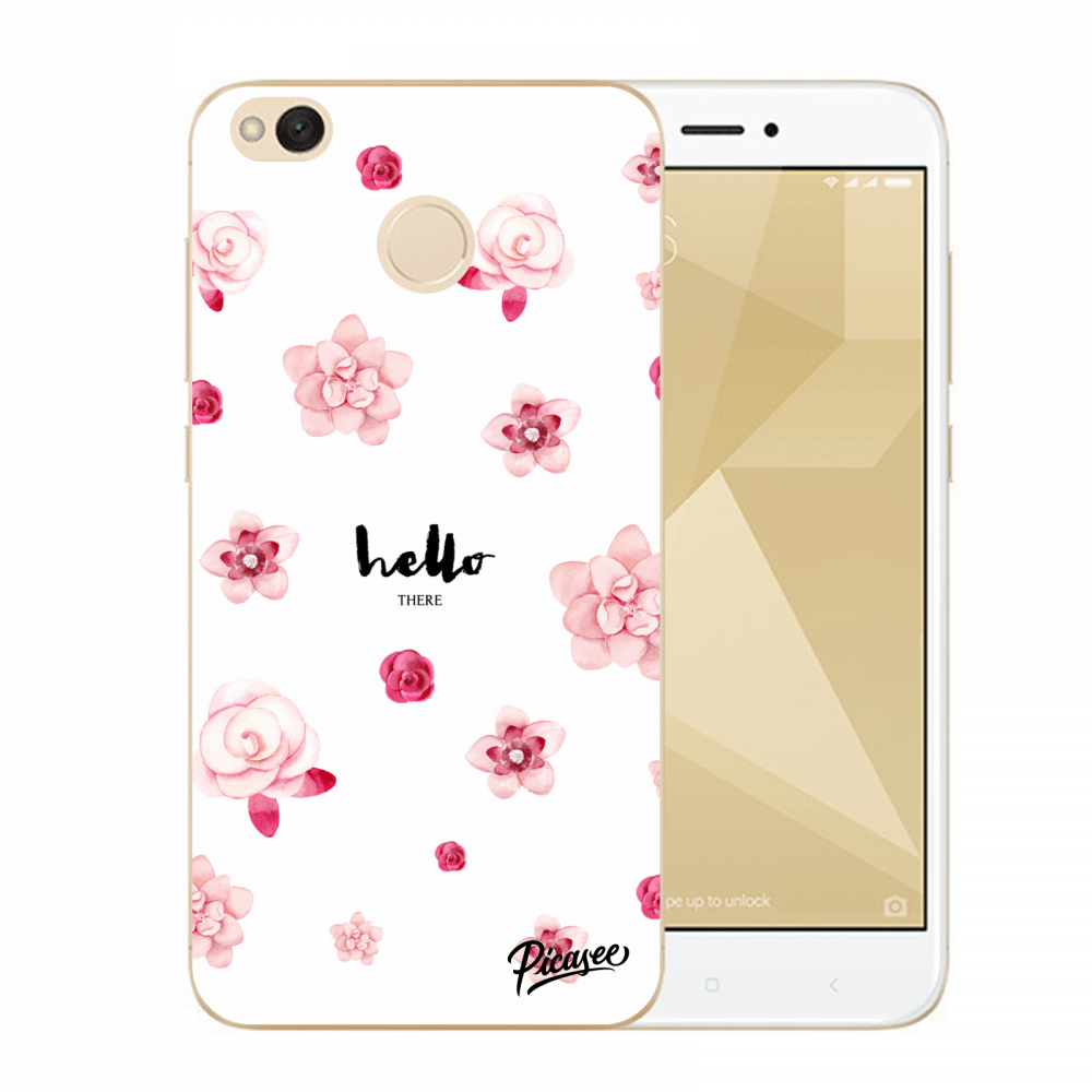 Picasee Xiaomi Redmi 4X Global Hülle - Transparentes Silikon - Hello there