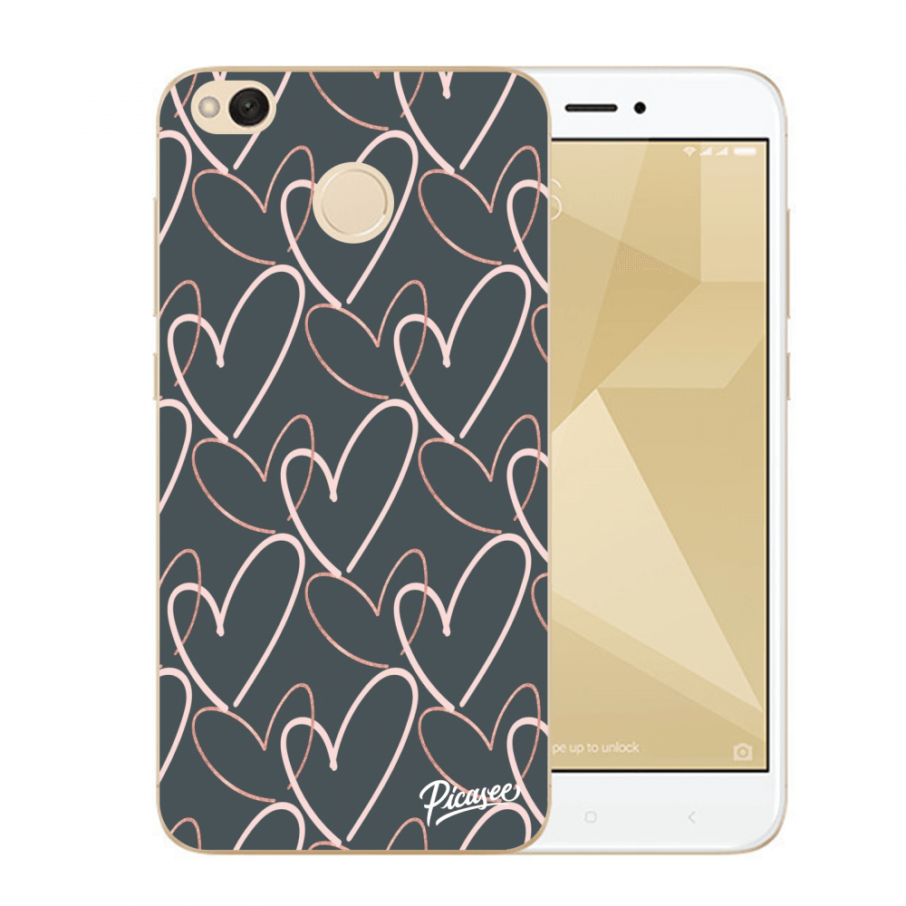 Picasee Xiaomi Redmi 4X Global Hülle - Transparenter Kunststoff - Lots of love