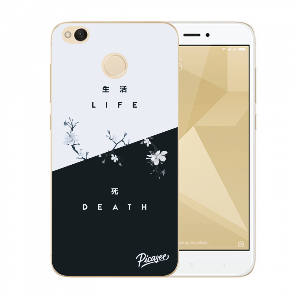 Picasee Xiaomi Redmi 4X Global Hülle - Transparenter Kunststoff - Life - Death