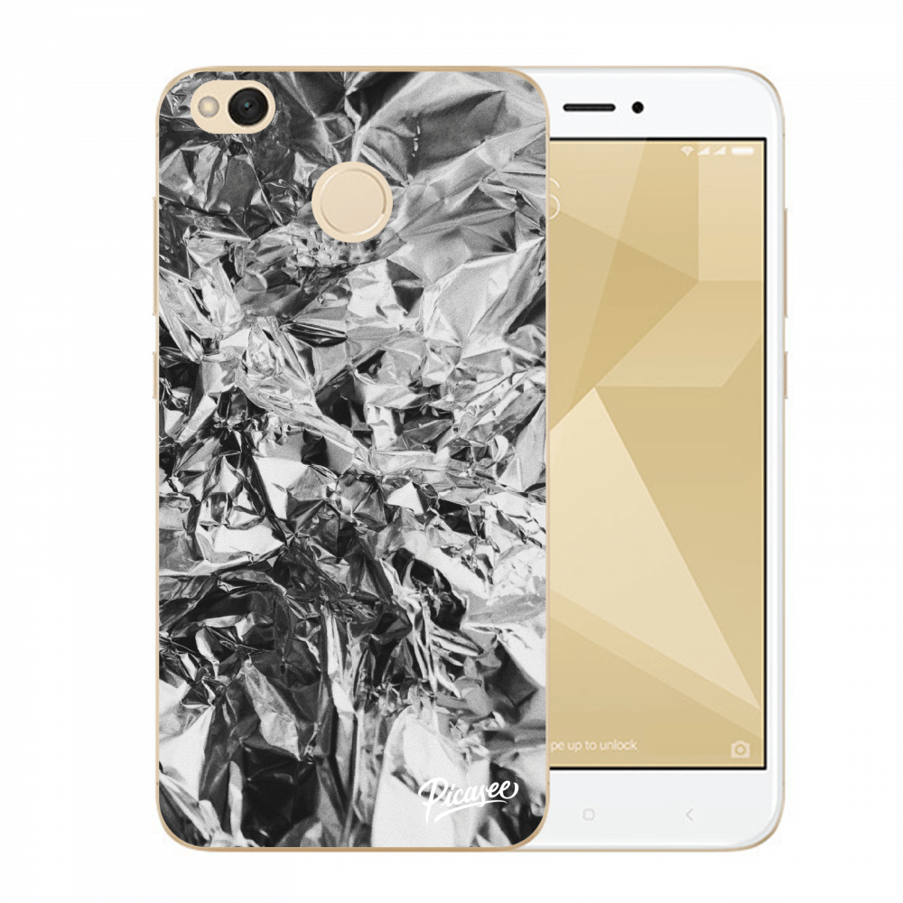 Picasee Xiaomi Redmi 4X Global Hülle - Transparenter Kunststoff - Chrome