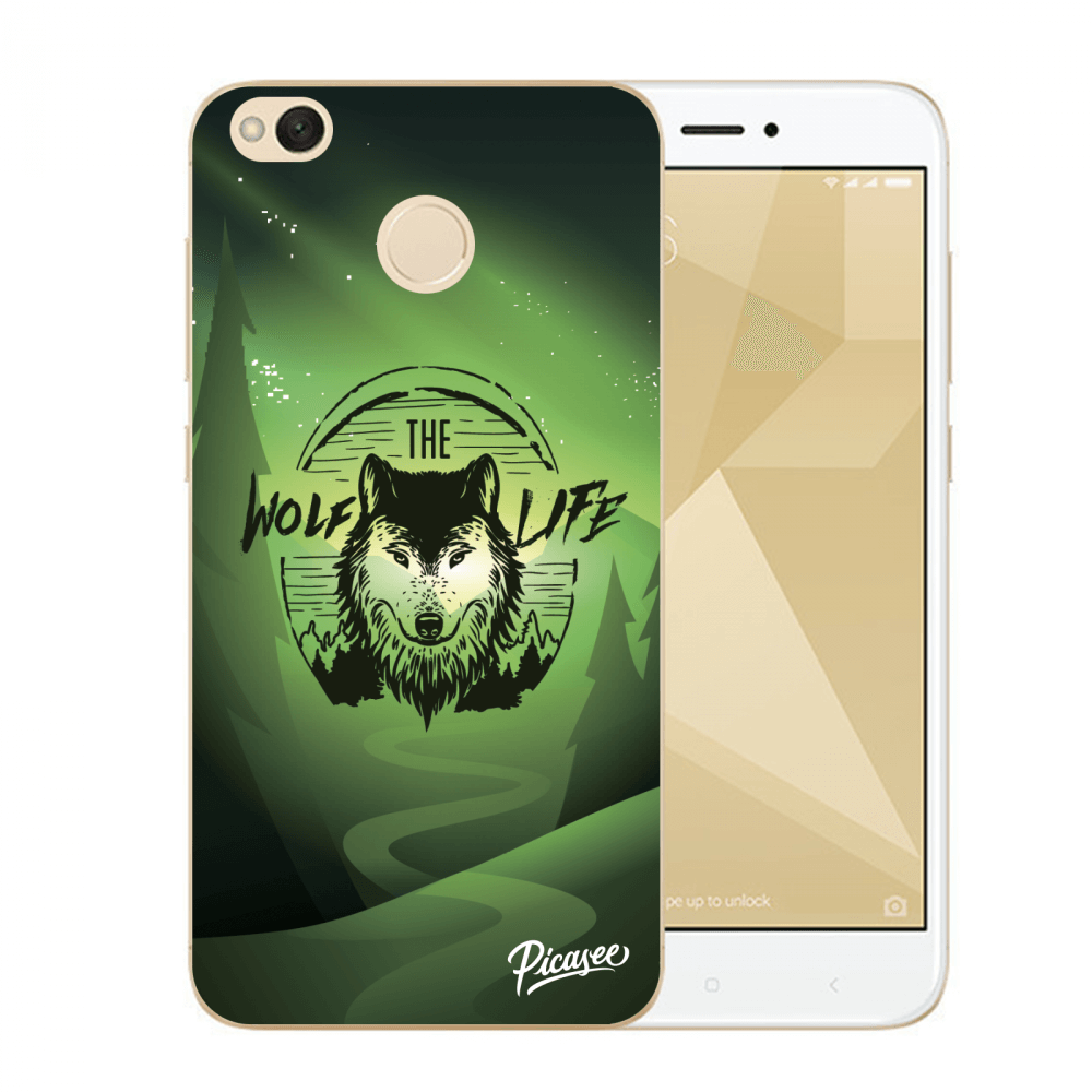 Picasee Xiaomi Redmi 4X Global Hülle - Transparenter Kunststoff - Wolf life