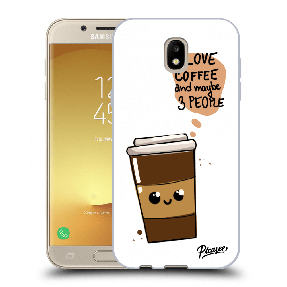 Picasee Samsung Galaxy J5 17 J530f Hulle Transparentes Silikon Cute Coffee Picasee
