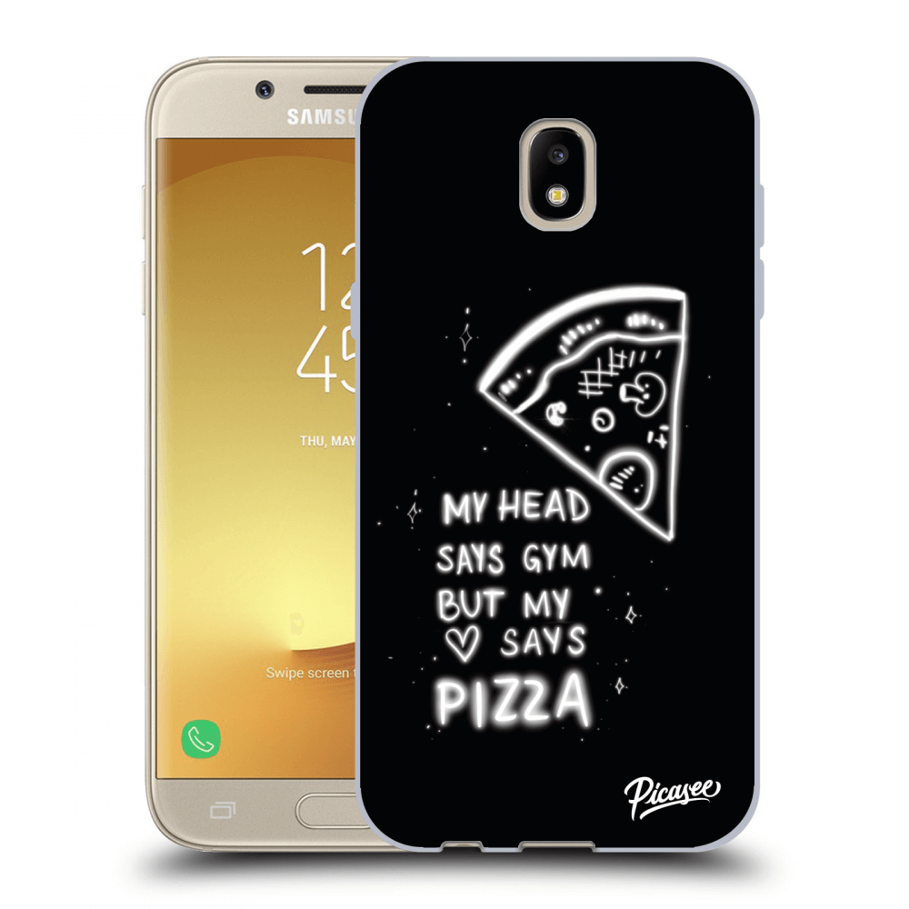 Picasee Samsung Galaxy J5 2017 J530F Hülle - Schwarzes Silikon - Pizza