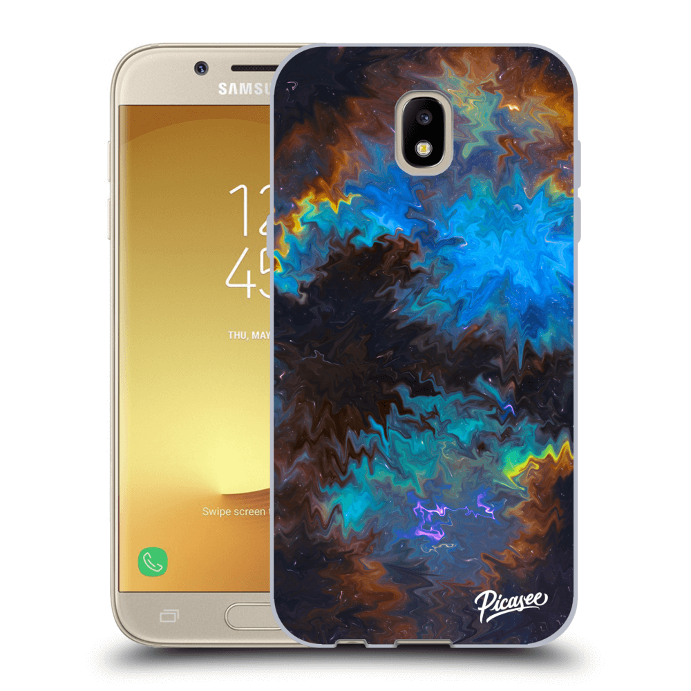 Picasee Samsung Galaxy J5 2017 J530F Hülle - Schwarzes Silikon - Space