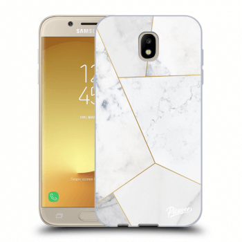 Hülle für Samsung Galaxy J5 2017 J530F - White tile