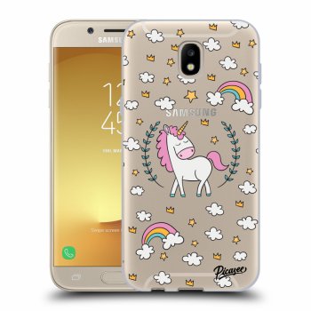 Picasee Samsung Galaxy J5 2017 J530F Hülle - Transparentes Silikon - Unicorn star heaven