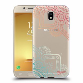 Picasee Samsung Galaxy J5 2017 J530F Hülle - Transparentes Silikon - Flowers pattern