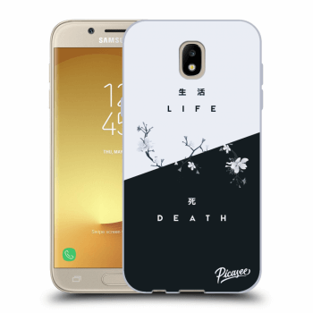 Picasee Samsung Galaxy J5 2017 J530F Hülle - Schwarzes Silikon - Life - Death