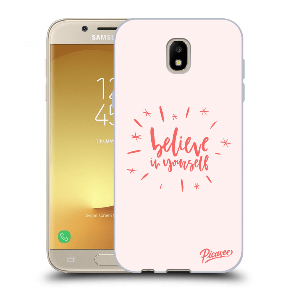 Picasee Samsung Galaxy J5 2017 J530F Hülle - Transparentes Silikon - Believe in yourself