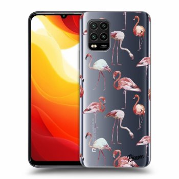 Picasee Xiaomi Mi 10 Lite Hülle - Transparentes Silikon - Flamingos