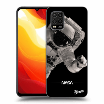 Picasee Xiaomi Mi 10 Lite Hülle - Schwarzes Silikon - Astronaut Big