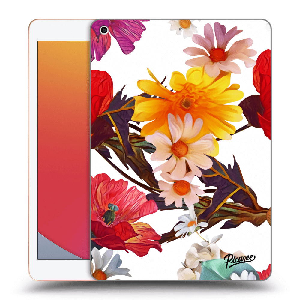 Picasee Schwarze Silikonhülle für Apple iPad 10.2" 2020 (8. gen) - Meadow
