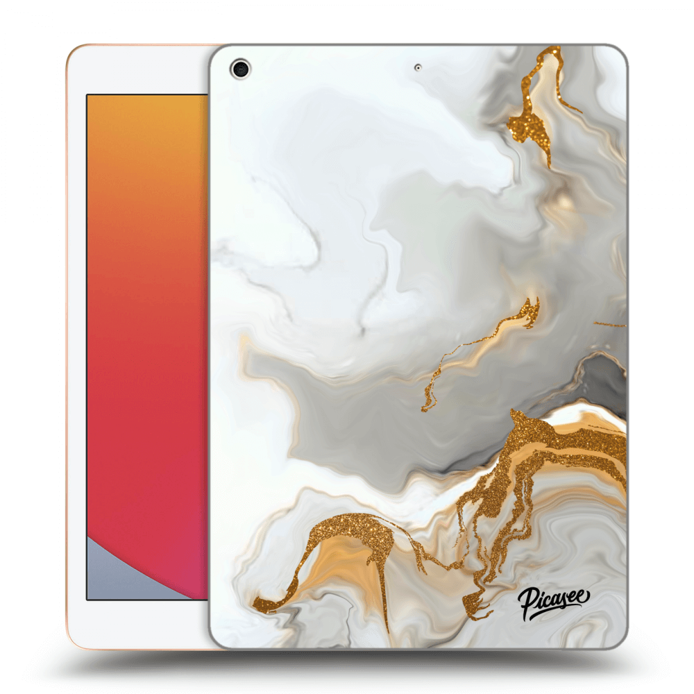Picasee Schwarze Silikonhülle für Apple iPad 10.2" 2020 (8. gen) - Her